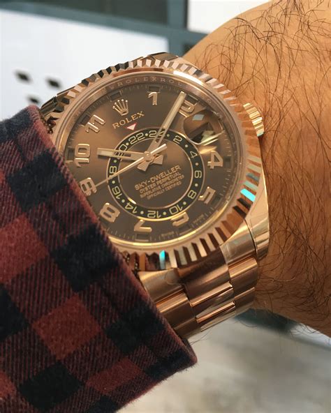 rolex sky dweller chocolate replica|Rolex Sky-Dweller price uk.